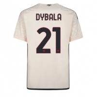 Fotbalové Dres AS Roma Paulo Dybala #21 Venkovní 2023-24 Krátký Rukáv